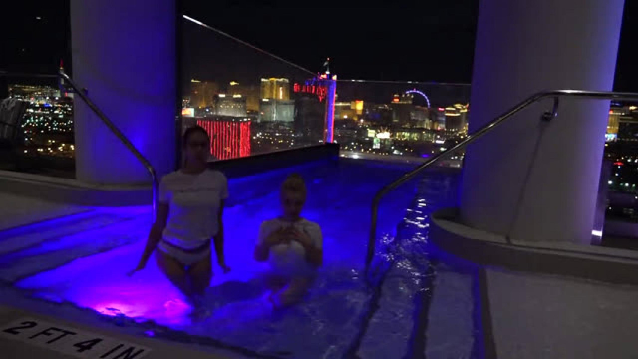 Alex Coal - Wet Tshirt Pool Tease Las Vegas